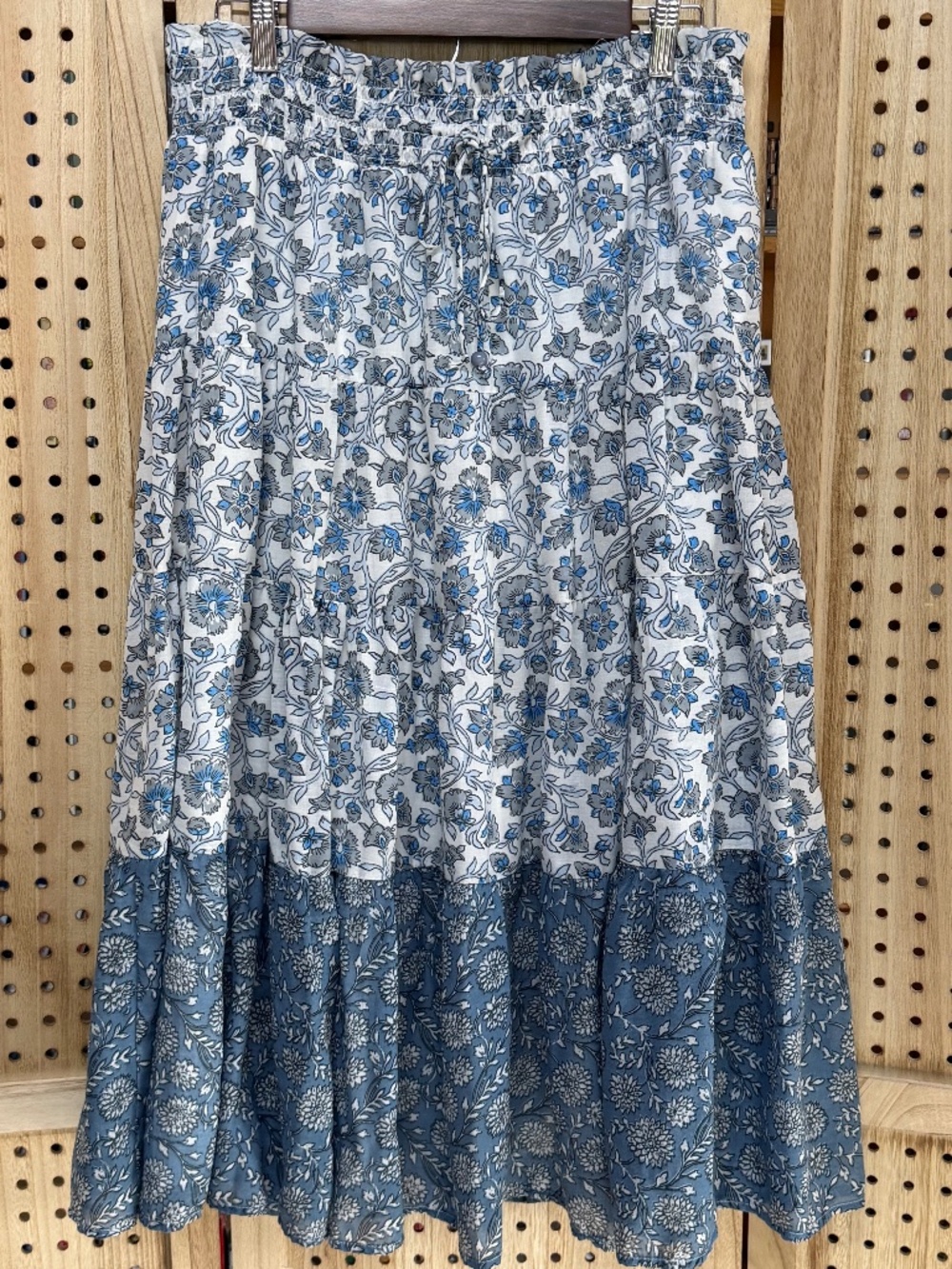 Live 4 Truth Floral Midi Skirt Made in India Boho Cottagecore